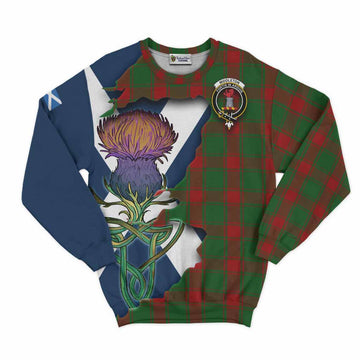 Middleton Tartan Family Crest Sweatshirt Scottish Thistle Celtic Inspired Unisex - Tartan Vibes Clothing