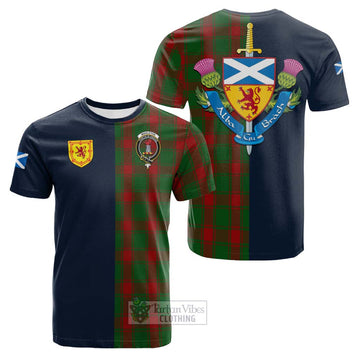 Middleton Tartan Cotton T-shirt Alba with Scottish Lion Royal Arm Half Style Kid's Shirt - Tartan Vibes Clothing
