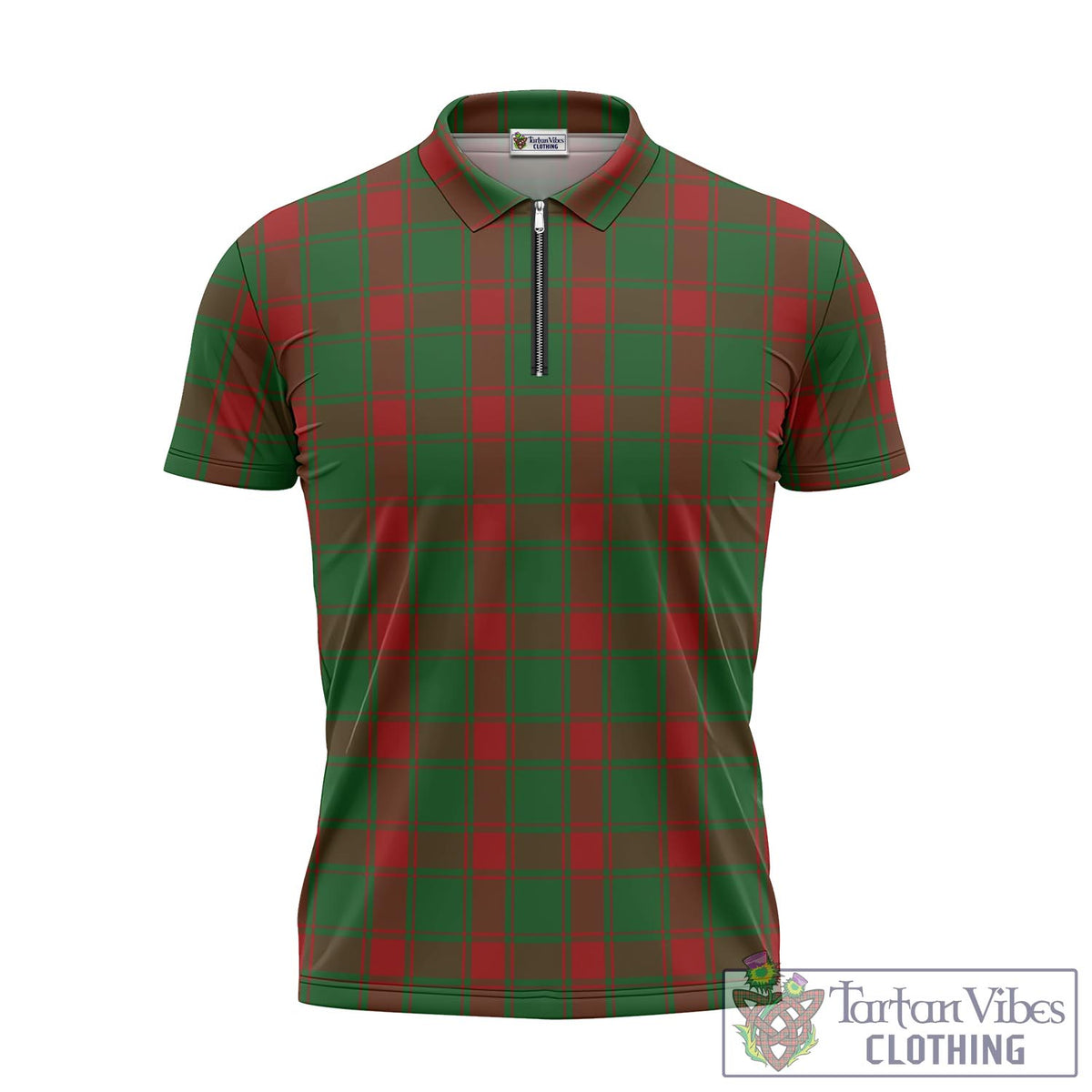 Middleton Tartan Zipper Polo Shirt - Tartan Vibes Clothing