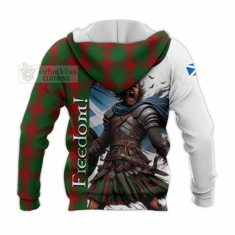 Tartan Vibes Clothing Middleton Crest Tartan Knitted Hoodie Inspired by the Freedom of Scottish Warrior