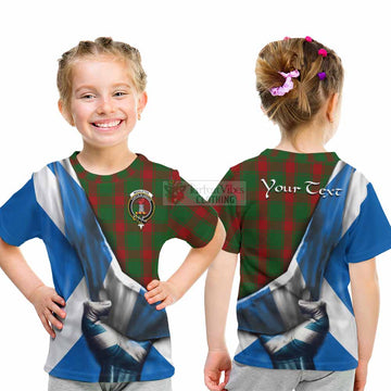 Middleton Tartan Kid T-Shirt with Family Crest Scotland Patriotic Style