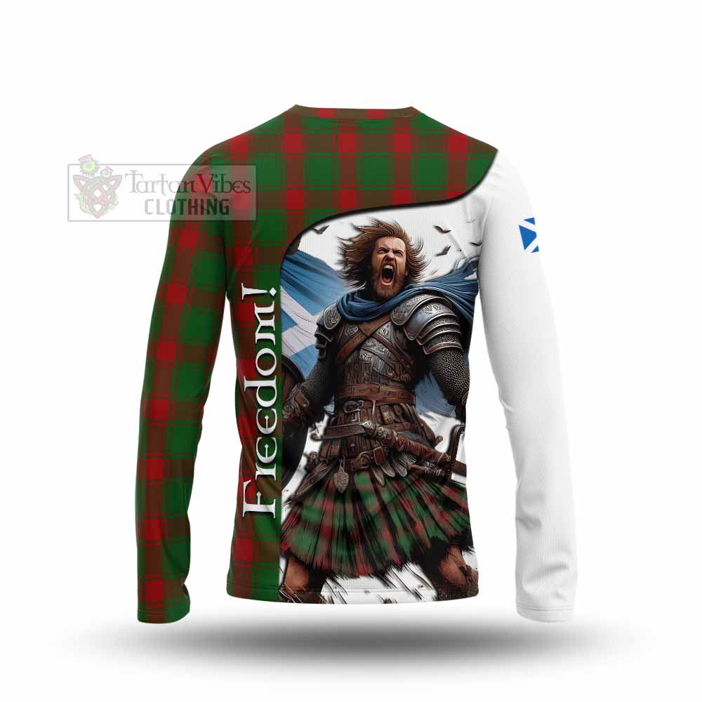 Tartan Vibes Clothing Middleton Crest Tartan Long Sleeve T-Shirt Inspired by the Freedom of Scottish Warrior