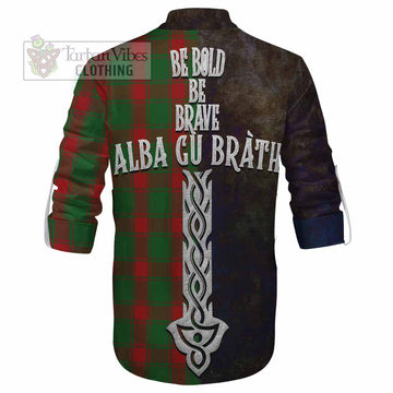 Middleton Tartan Family Crest Ghillie Kilt Shirt Alba Gu Brath Be Brave Lion Ancient Style - Tartan Vibes Clothing