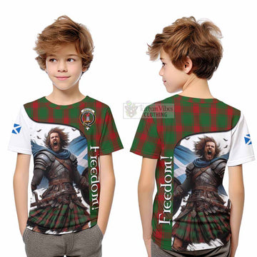 Middleton Crest Tartan Kid T-Shirt Inspired by the Freedom of Scottish Warrior