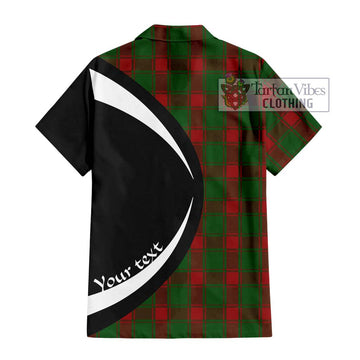 Middleton Tartan Short Sleeve Button Up with Family Crest Circle Style