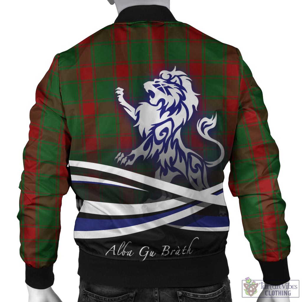 Tartan Vibes Clothing Middleton Tartan Bomber Jacket with Alba Gu Brath Regal Lion Emblem