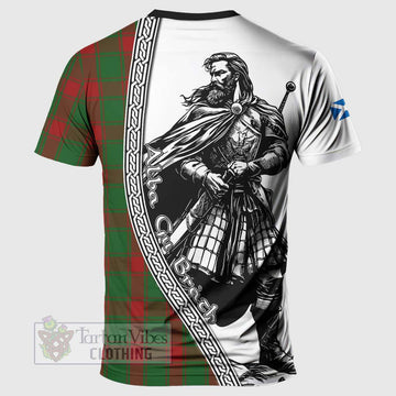 Middleton Tartan Clan Crest T-Shirt with Highlander Warrior Celtic Style