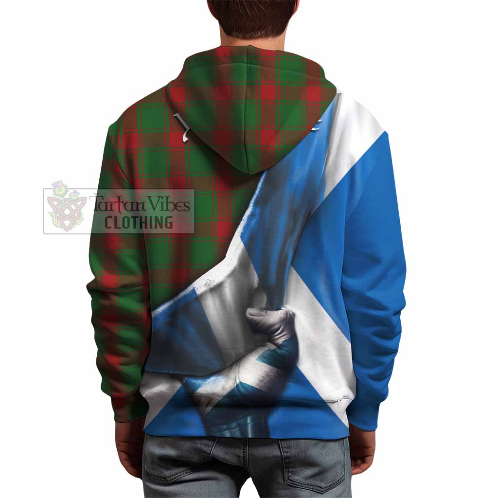 Tartan Vibes Clothing Middleton Tartan Hoodie with Family Crest Scotland Patriotic Style