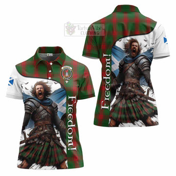 Middleton Crest Tartan Women's Polo Shirt Inspired by the Freedom of Scottish Warrior