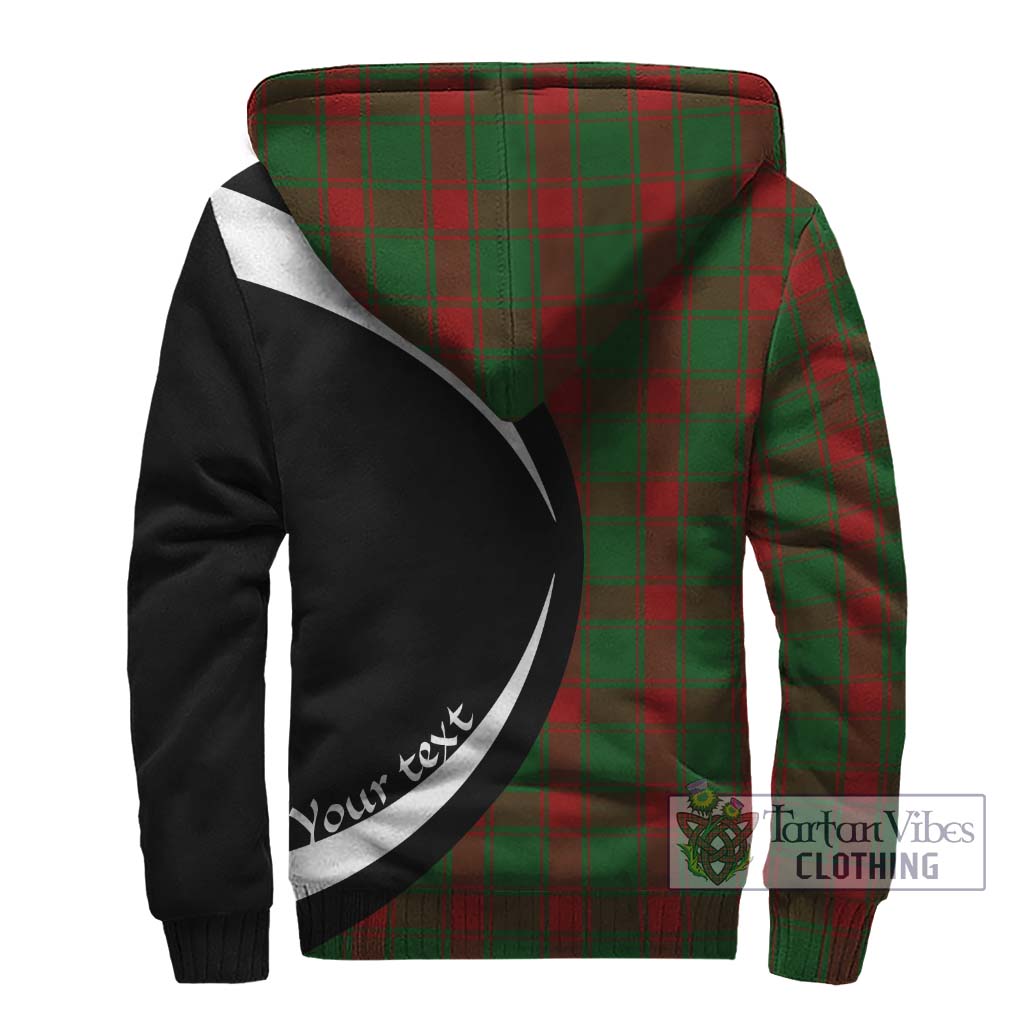 Middleton Tartan Sherpa Hoodie with Family Crest Circle Style - Tartan Vibes Clothing