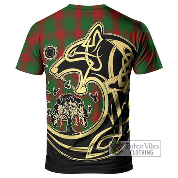 Middleton Tartan T-Shirt with Family Crest Celtic Wolf Style - Tartan Vibes Clothing