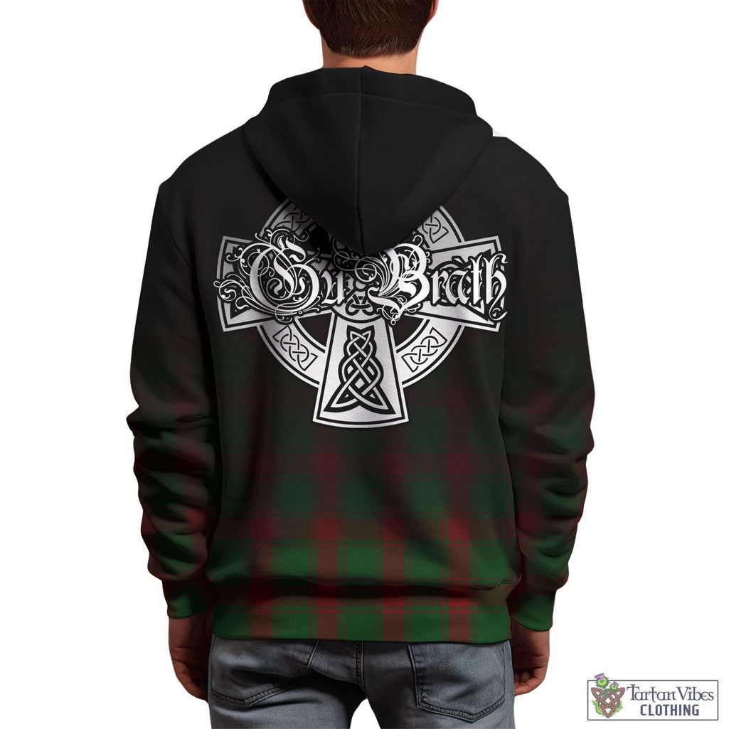 Tartan Vibes Clothing Middleton Tartan Hoodie Featuring Alba Gu Brath Family Crest Celtic Inspired