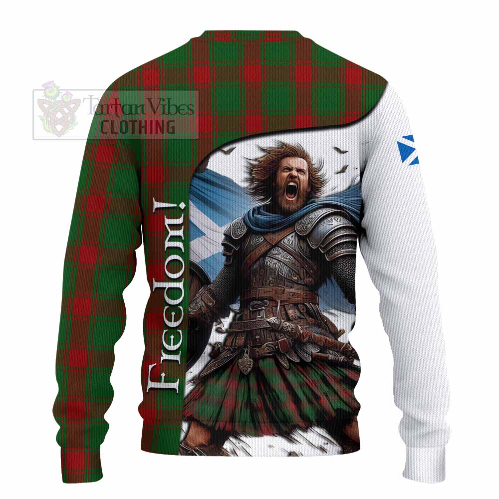 Tartan Vibes Clothing Middleton Crest Tartan Knitted Sweater Inspired by the Freedom of Scottish Warrior