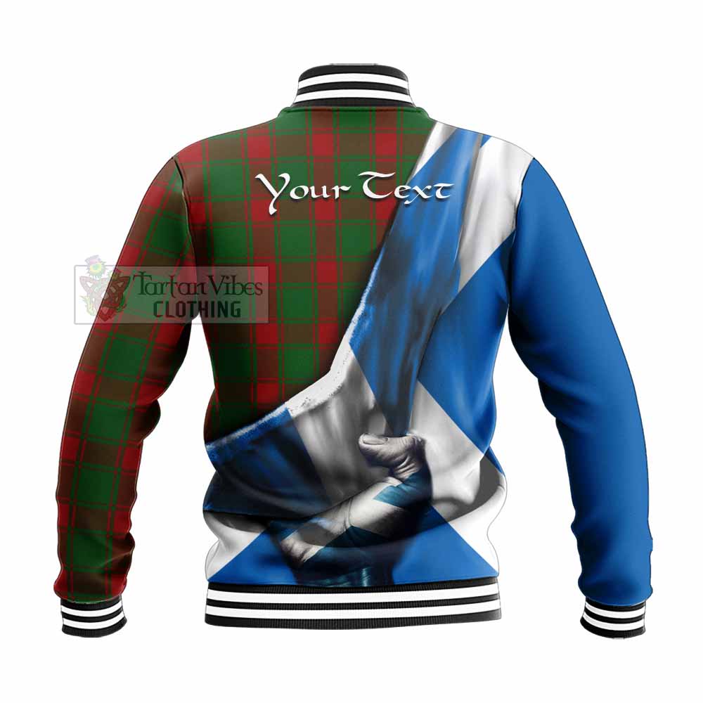 Tartan Vibes Clothing Middleton Tartan Baseball Jacket with Family Crest Scotland Patriotic Style