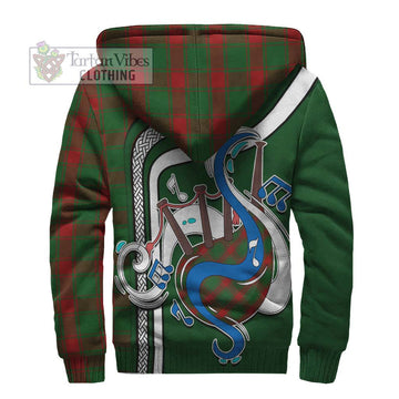 Middleton Tartan Sherpa Hoodie with Epic Bagpipe Style