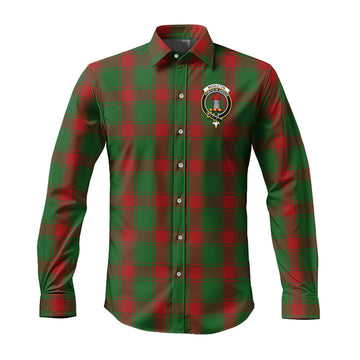 Middleton Tartan Long Sleeve Button Up Shirt with Family Crest