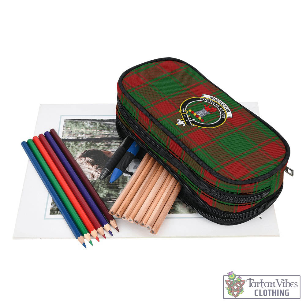 Tartan Vibes Clothing Middleton Tartan Pen and Pencil Case with Family Crest