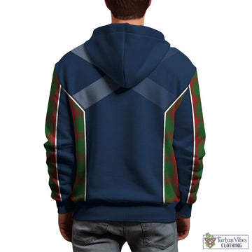 Middleton Tartan Hoodie with Family Crest and Lion Rampant Vibes Sport Style