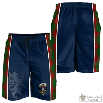 Middleton Tartan Men's Shorts with Family Crest and Lion Rampant Vibes Sport Style