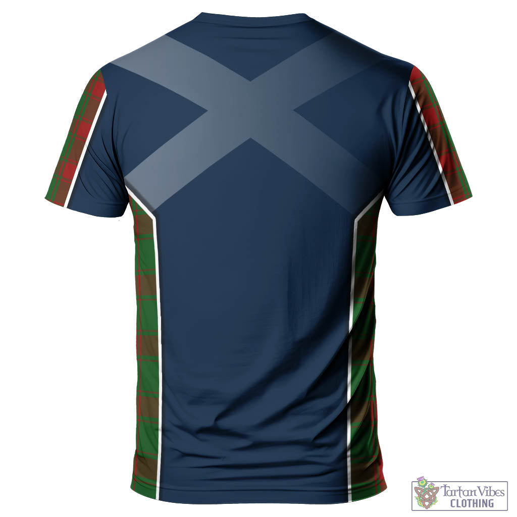 Tartan Vibes Clothing Middleton Tartan T-Shirt with Family Crest and Scottish Thistle Vibes Sport Style