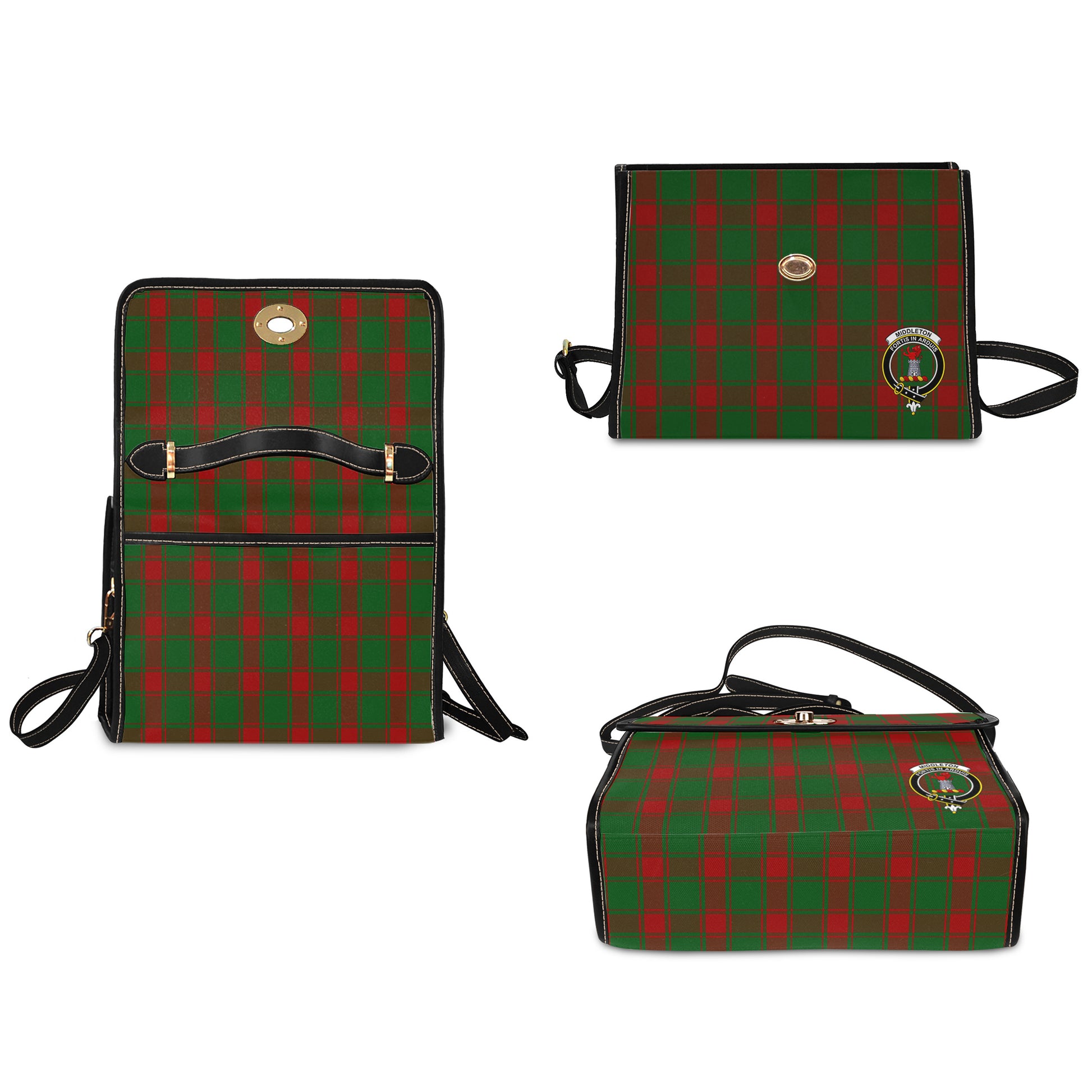 middleton-tartan-leather-strap-waterproof-canvas-bag-with-family-crest