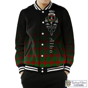 Middleton Modern Tartan Baseball Jacket Featuring Alba Gu Brath Family Crest Celtic Inspired