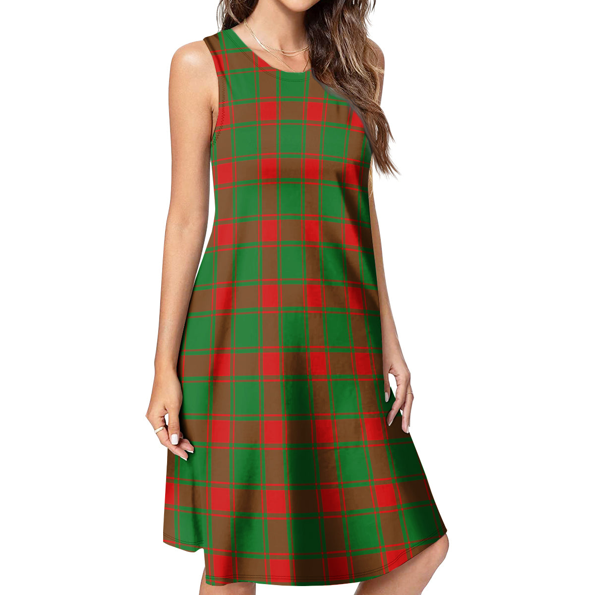 Middleton Modern Tartan Womens Casual Dresses - Tartanvibesclothing