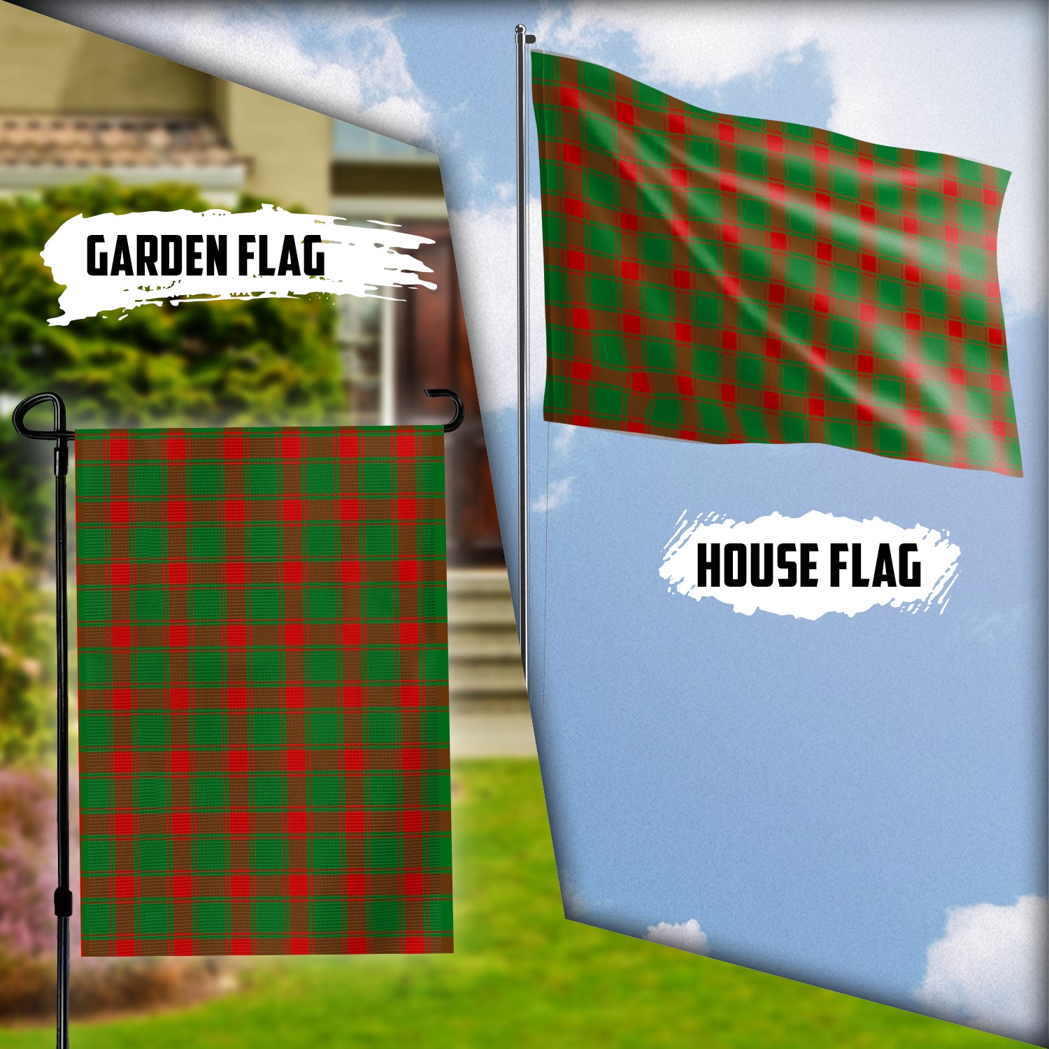 Middleton Modern Tartan Flag Garden Flag (Vertical) - Tartan Vibes Clothing