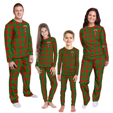 Middleton Modern Tartan Pajamas Family Set with Family Crest