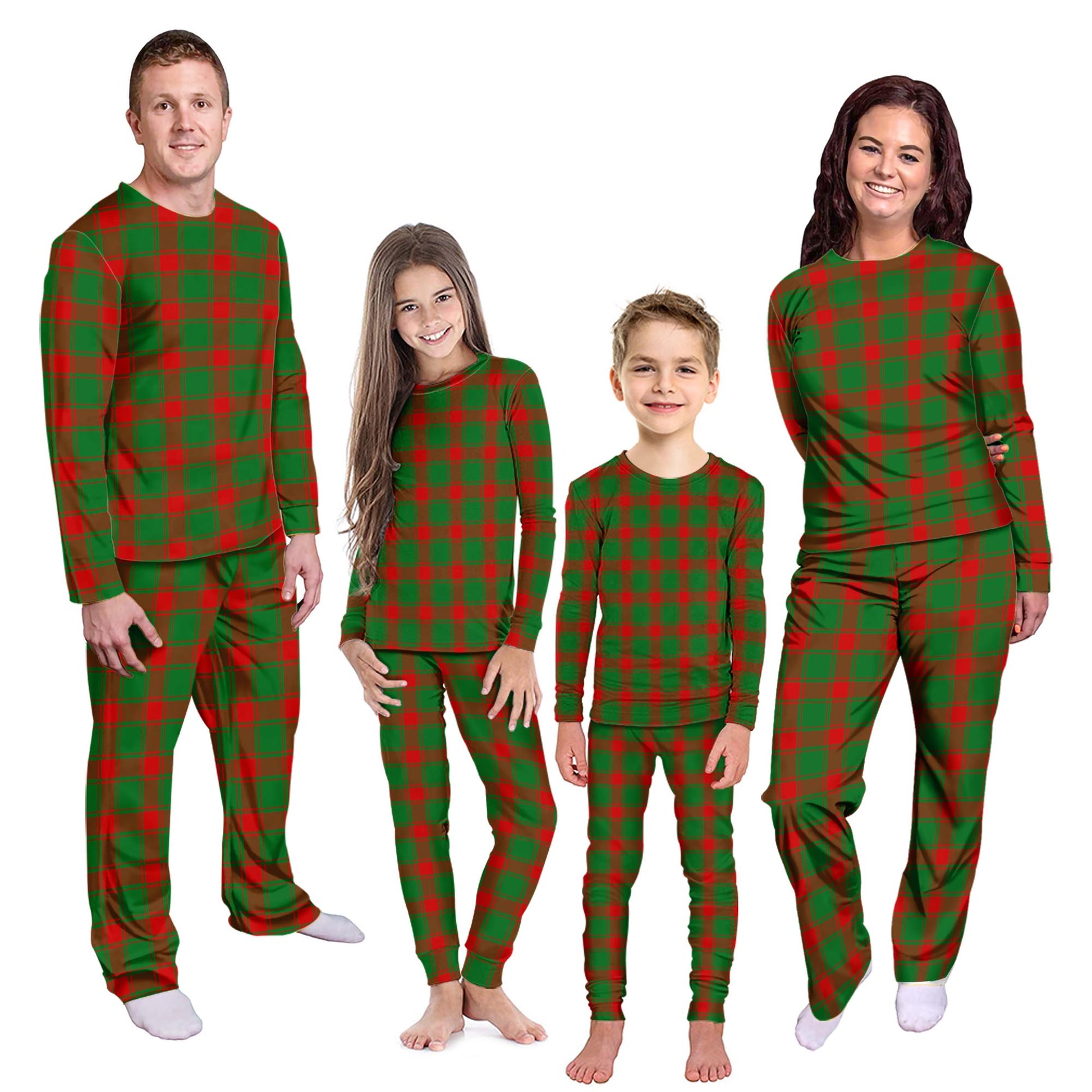 Middleton Modern Tartan Pajamas Family Set Kid - Tartan Vibes Clothing