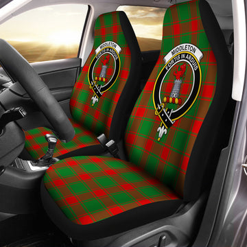 Middleton Modern Tartan Car Seat Cover with Family Crest