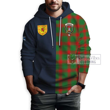 Middleton Modern Tartan Hoodie Alba with Scottish Lion Royal Arm Half Style