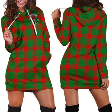 Middleton Modern Tartan Hoodie Dress with Family Crest