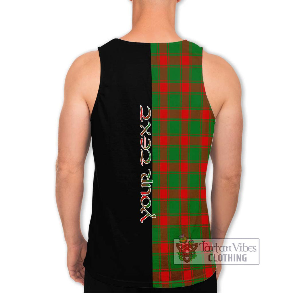 Middleton Modern Tartan Men's Tank Top with Family Crest and Half Of Me Style - Tartanvibesclothing Shop