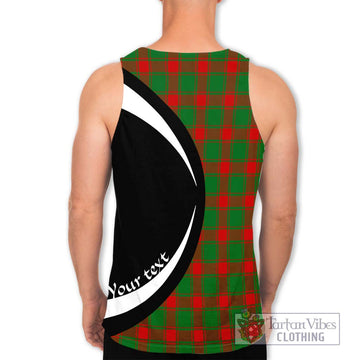 Middleton Modern Tartan Men's Tank Top with Family Crest Circle Style