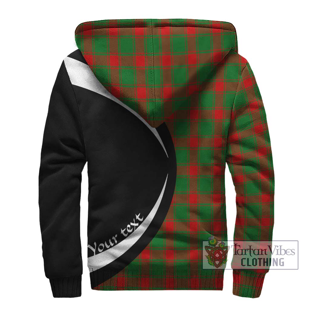 Middleton Modern Tartan Sherpa Hoodie with Family Crest Circle Style - Tartan Vibes Clothing