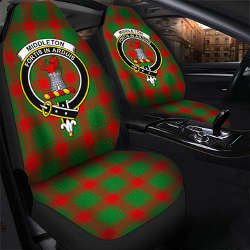 Middleton Modern Tartan Car Seat Cover with Family Crest