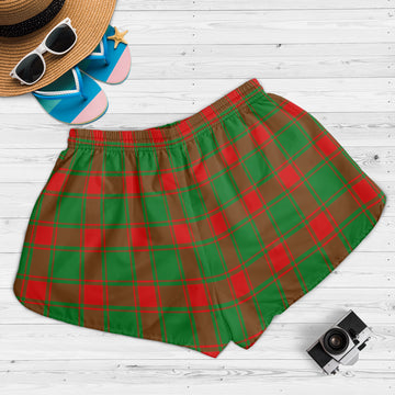 Middleton Modern Tartan Womens Shorts with Family Crest