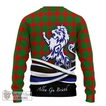 Middleton Modern Tartan Ugly Sweater with Alba Gu Brath Regal Lion Emblem