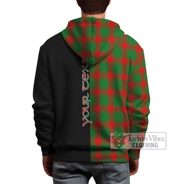 Middleton Modern Tartan Hoodie with Family Crest and Half Of Me Style