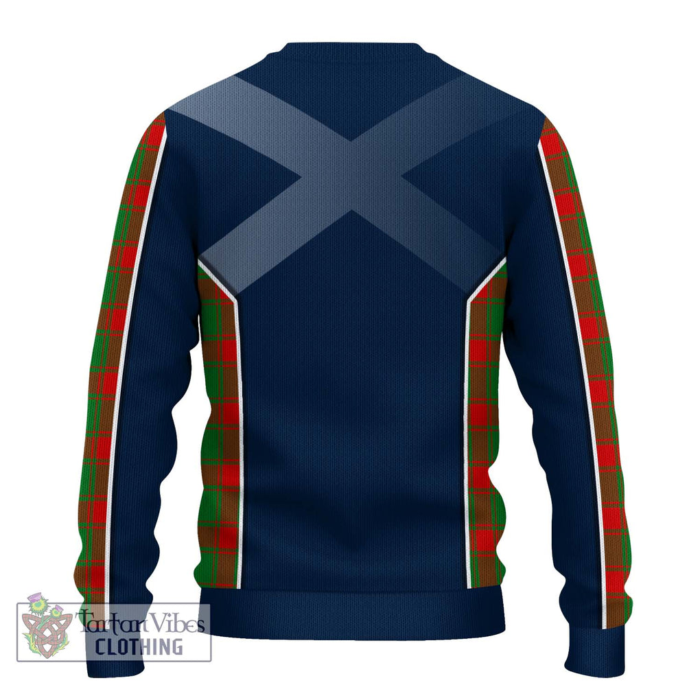 Middleton Modern Tartan Knitted Sweater with Family Crest and Lion Rampant Vibes Sport Style - Tartan Vibes Clothing