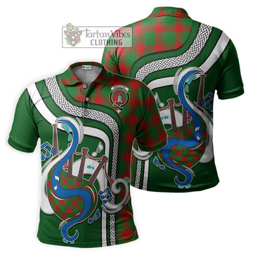 Middleton Modern Tartan Polo Shirt with Epic Bagpipe Style