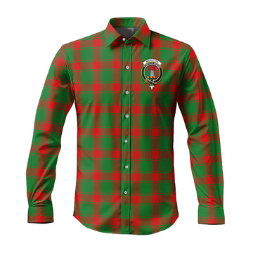 Middleton Modern Tartan Long Sleeve Button Up Shirt with Family Crest