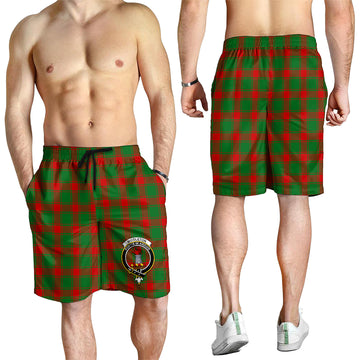 Middleton Modern Tartan Mens Shorts with Family Crest