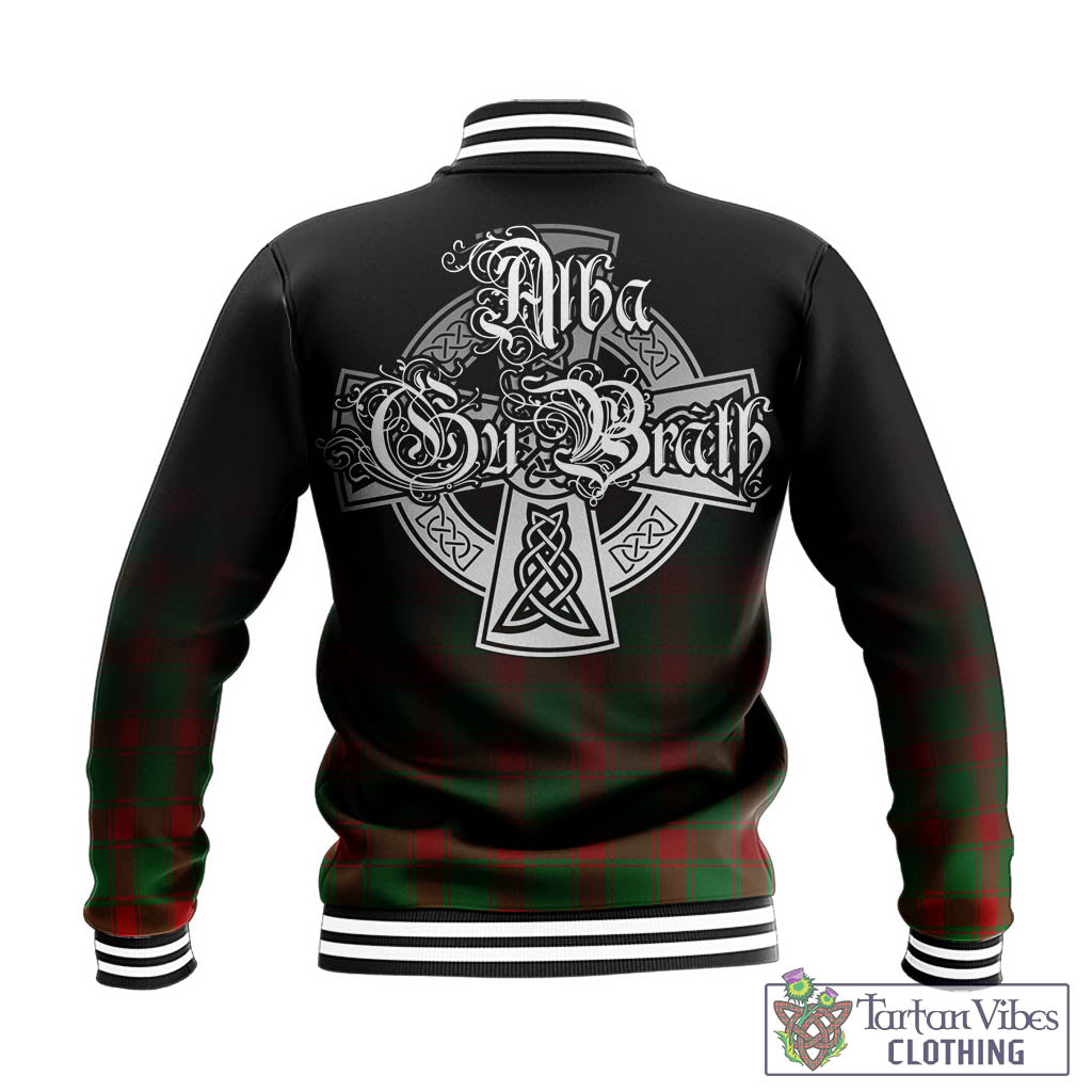 Tartan Vibes Clothing Middleton Modern Tartan Baseball Jacket Featuring Alba Gu Brath Family Crest Celtic Inspired