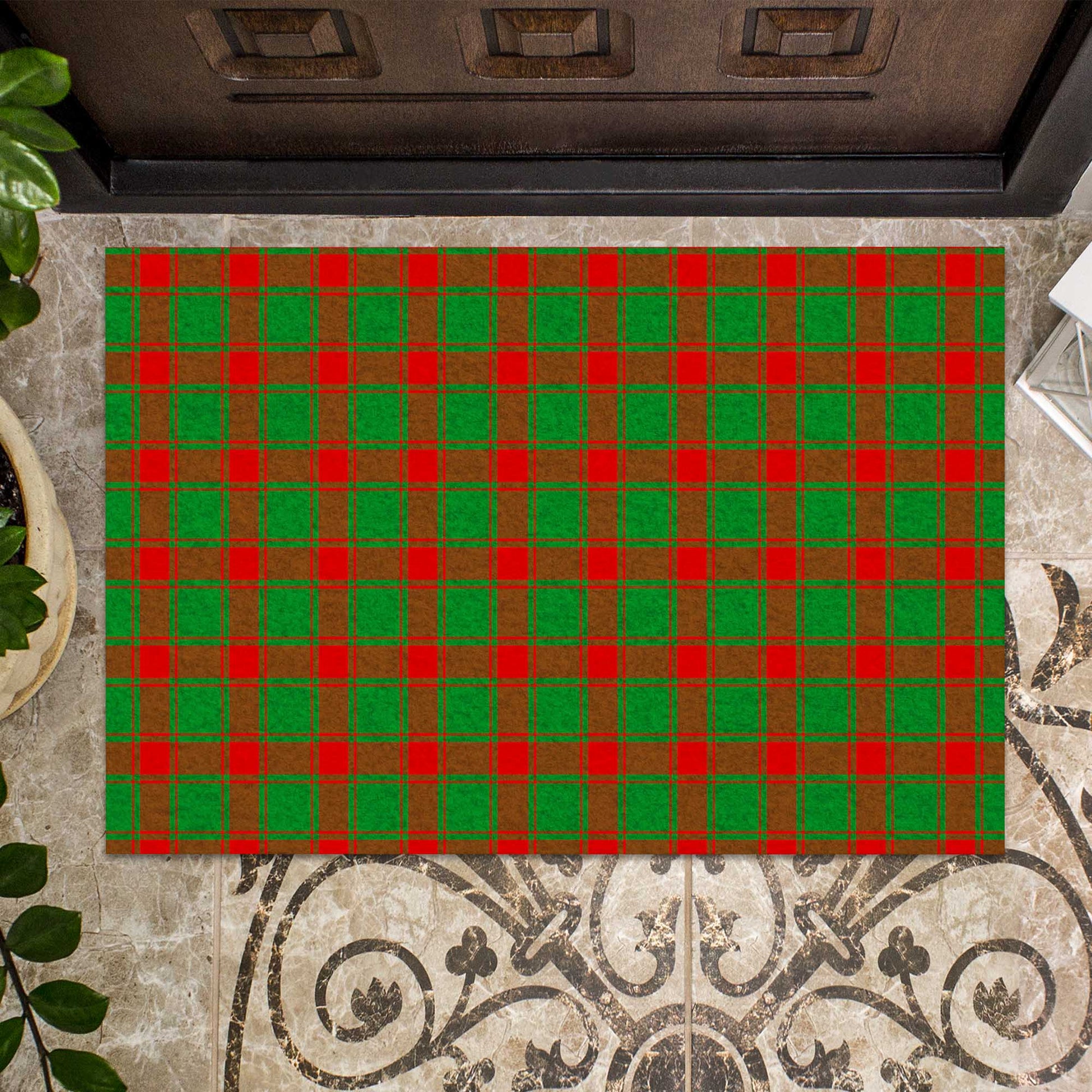 Middleton Modern Tartan Door Mat - Tartanvibesclothing