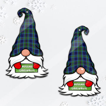 Miller Gnome Christmas Ornament with His Tartan Christmas Hat