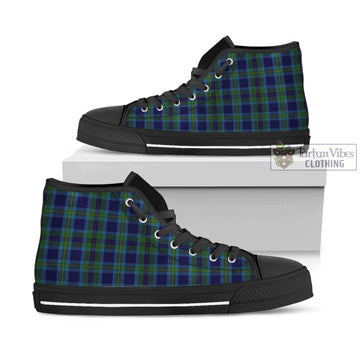 Miller Tartan High Top Shoes - Tartan Vibes Clothing