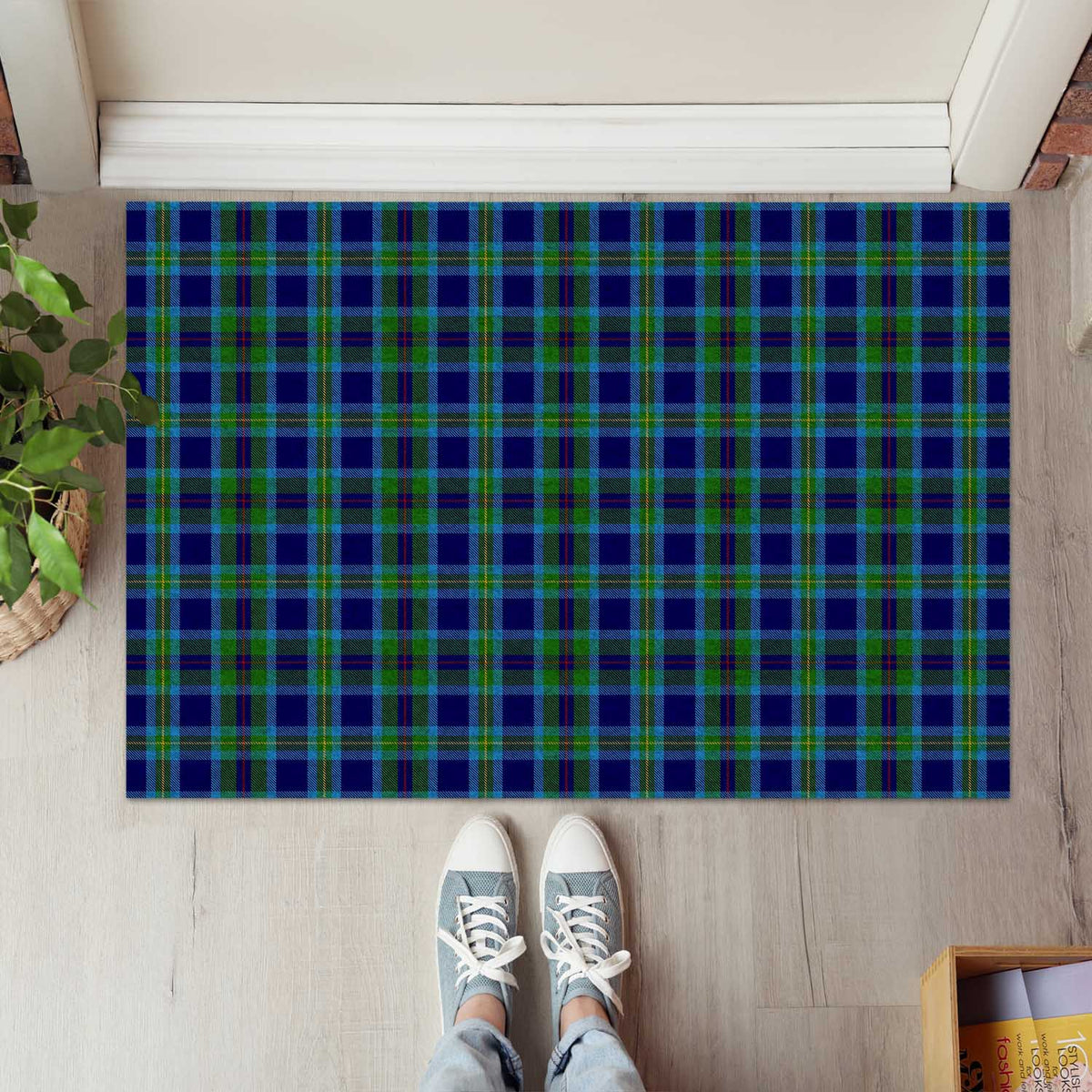 Miller Tartan Rubber Doormat - Tartan Vibes Clothing