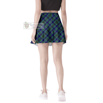 Miller Tartan Women's Plated Mini Skirt Cross Style - Tartan Vibes Clothing